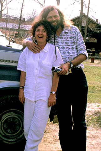 Anita Roddick and Jacob Holdt