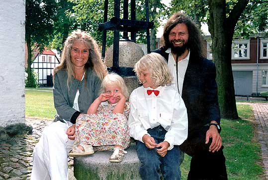 The family at a baptism in Hjørring