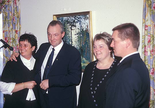 Ivar Hansens sønner med hustruer