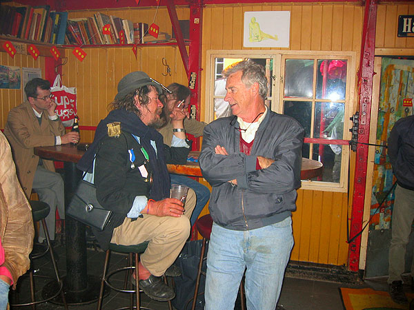 Tommy with vagabond in Christiania