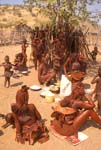 Himba village meeting