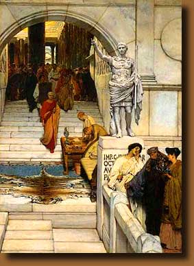 The arrival of Herod Agrippa by Lawrence Alma Tadema