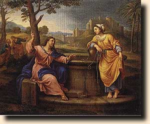 P. Mignard: Kristus og den samaritanske kvinde